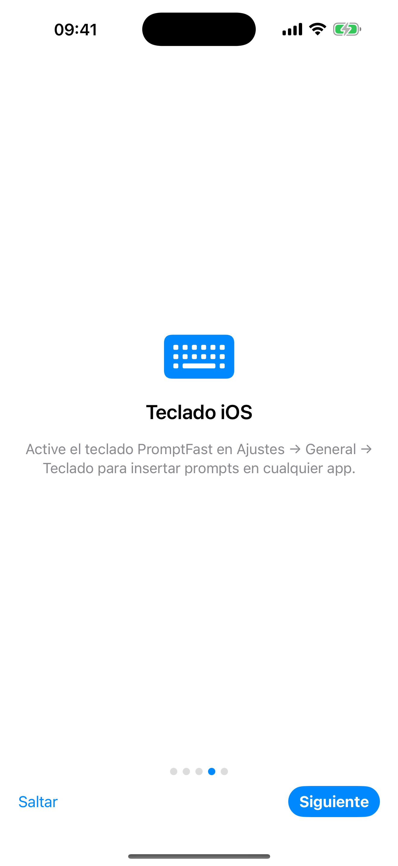 PromptFast en iPhone: prompts listos para usar